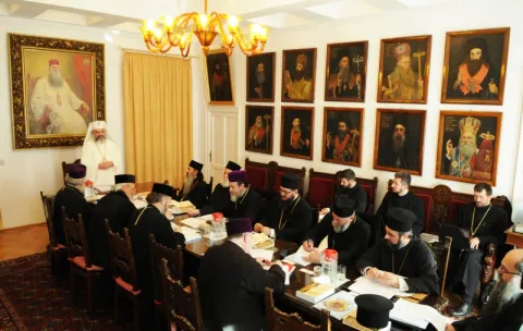 Şedinţă de lucru a Sinodului mitropolitan al Mitropoliei Munteniei şi Dobrogei