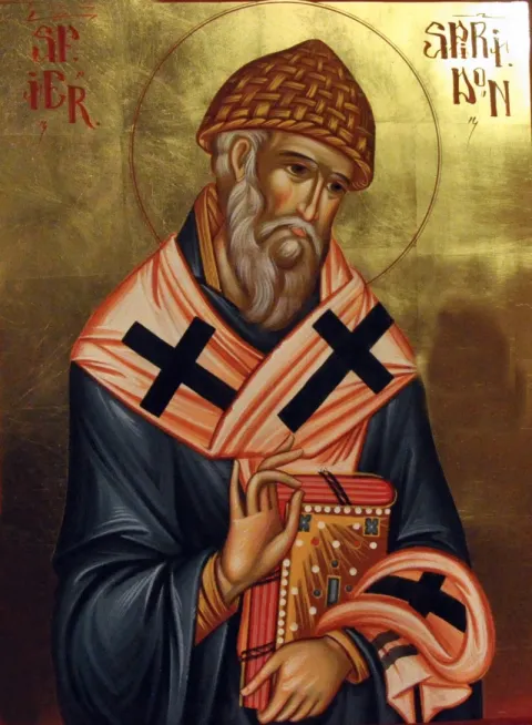 Sf. Ier. Spiridon, Episcopul Trimitundei