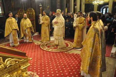 Patriarhul României a oficiat Sfânta Liturghie la Catedrala Patriarhală în prima zi a Anului Nou
