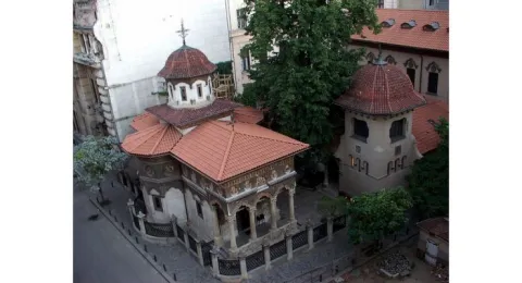 Hramul Mănăstirii Stavropoleos din Bucureşti