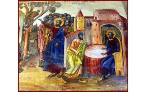 Bunătatea Mântuitorului Iisus Hristos îl vindecă pe Zaheu de răutate, de zgârcenie şi lăcomie