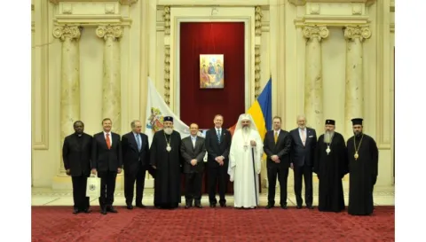 UN GRUP DE AMBASADORI LA PATRIARHIA ROMÂNĂ