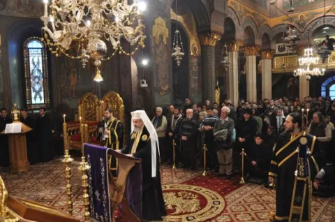 Slujba Canonului Sfântului Andrei Criteanul la Catedrala Patriarhală