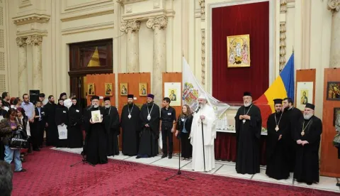 Vernisarea expoziţiei Icoana ortodoxă - lumina credinţei, la Palatul Patriarhiei