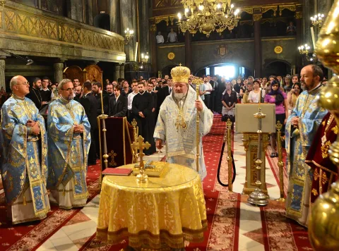 Liturghie şi rugăciune de început bun în Biserica Sfântul Spriridon- Nou
