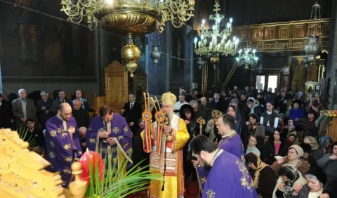 Buna Vestire, cinstită la cea mai veche biserică din Bucureşti