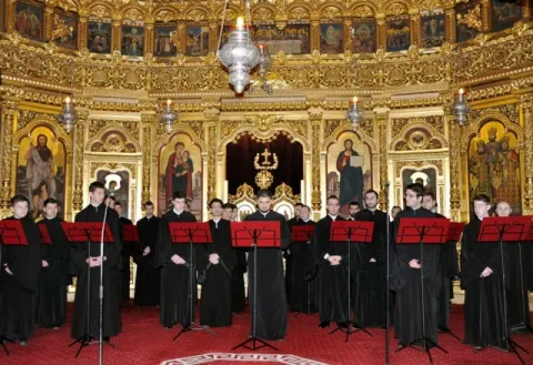 Corul „Evloghia” al Patriarhiei Române la Timişoara