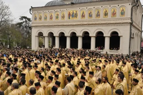 Pelerinajul de Florii se încheie la Patriarhie