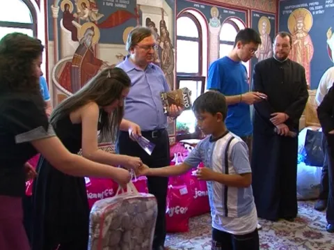 Acțiune socială la Așezământul Justinian Marina