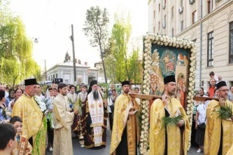 Hristos, întâmpinat în Ierusalimul neamului românesc