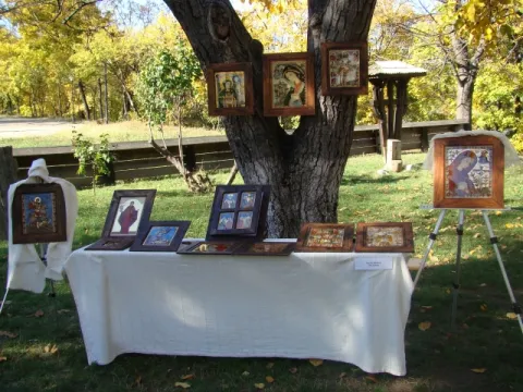 Expoziție de icoane la Muzeul Satului