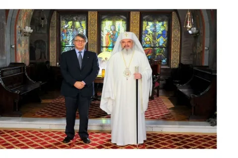 Noul ambasador al Greciei la Bucureşti în vizită de prezentare la Patriarhia Română
