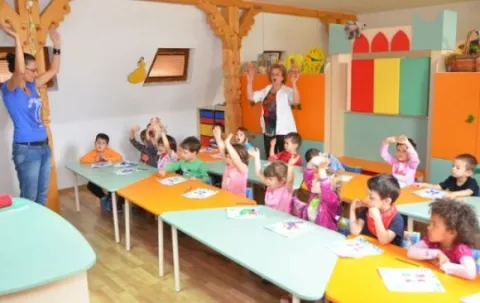 O grădiniţă ca un suflet de copil fericit