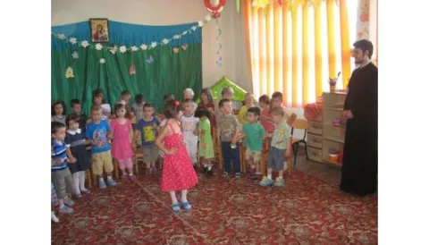 Vizită pastorală la Grădiniţa Nr. 2 din Teşila