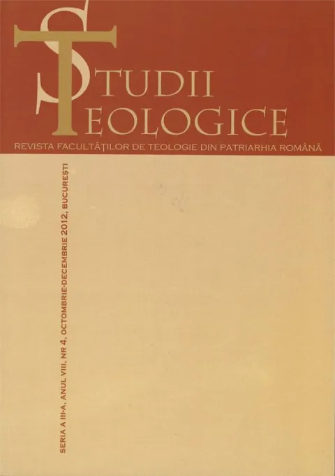Un nou număr din ”Studii Teologice”