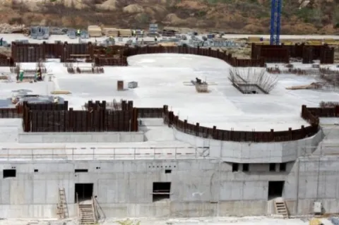 Catedrala Mântuirii Neamului - stadiul construc'iei
