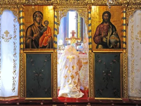 Patriarhul României a oficiat Sfânta Liturghie în Paraclisul Sf. M. Mc. Gheorghe din Reşedinţa Patriarhală