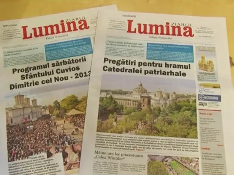 Sărbătoarea Patriarhiei reflectată în „Ziarul Lumina”