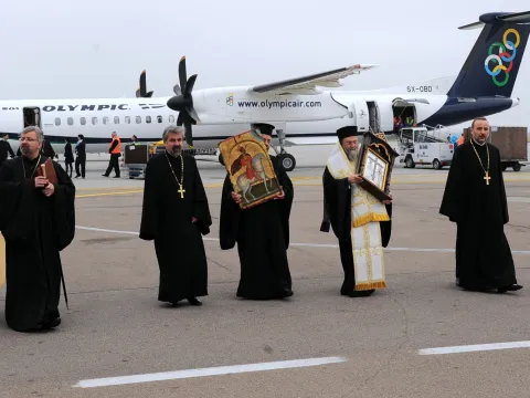 Delegaţia Bisericii Ortodoxe din Grecia a ajuns la Bucureşti