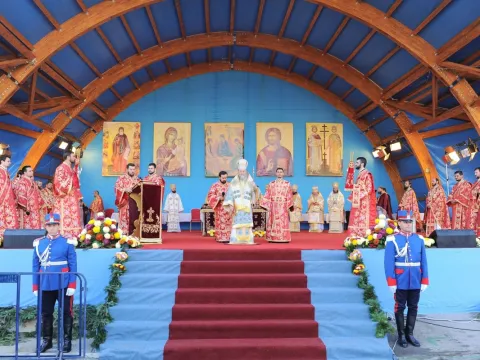 Sărbătoarea Sf. M. Mc. Dimitrie, Izvorâtorul de Mir la Patriarhie