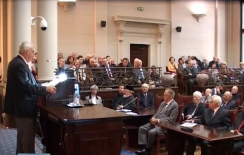 Moment aniversar la Academia Română