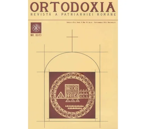 Un nou număr al Revistei de Studii "Ortodoxia"
