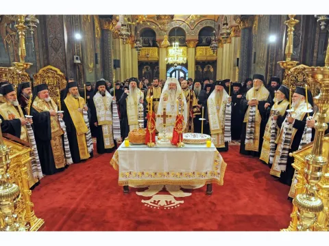 Slujbă de Pomenire pentru părintele Cleopa la Patriarhie
