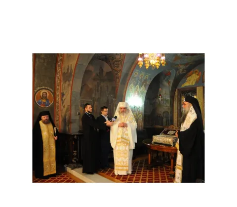 Moaştele Sfinţilor Împăraţi Constantin și Elena de la Patriarhie, în eparhiile din vestul ţării