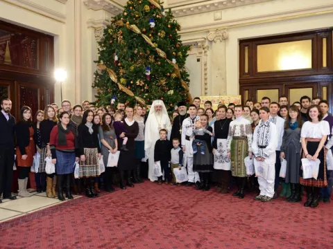 A.S.C.O.R. a colindat la Palatul Patriarhiei