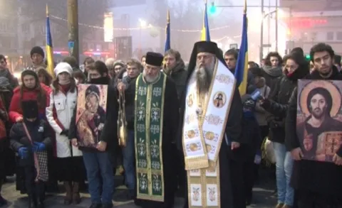 Marşul colindătorilor, în Bucureşti