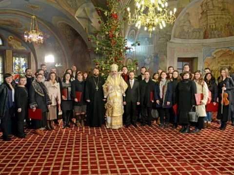 Colindători la Reședința patriarhală