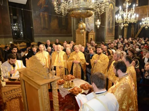 Priveghere de hram la biserica Sf. Anton – Curtea Veche din Bucureşti