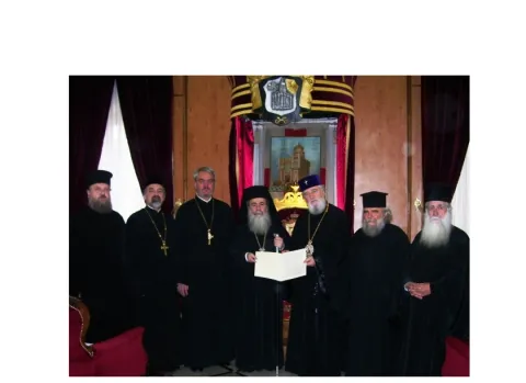 Comuniune deplină între Patriarhia Ierusalimului şi Patriarhia Română