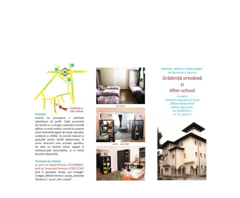 Centrul educaţional-social "Sfântul Haralambie" de la Parohia Flămânda din Bucureşti