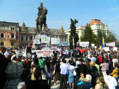 Susţine viaţa, spune nu avortului! Marşul pentru viaţă