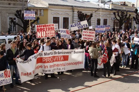 Marşuri pentru viaţă în întreaga ţară