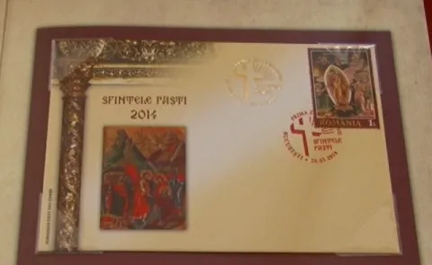 Emisiune filatelică dedicată Sfintelor Paşti