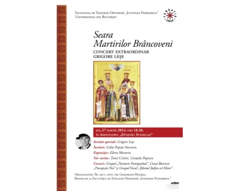 Seară cultural-duhovnicească la Facultatea de Teologie Ortodoxă din Bucureşti