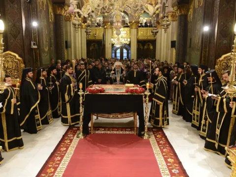Denia Prohodului Domnului la Patriarhie