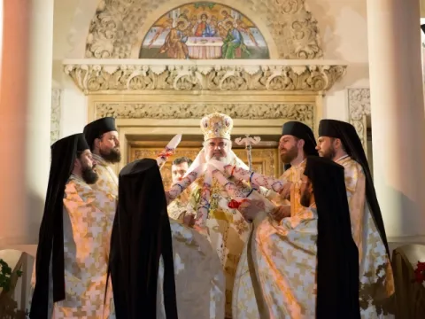 Slujba Învierii Domnului la Patriarhie