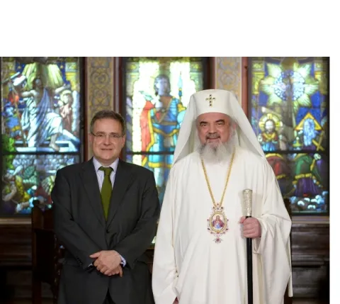 Noul ambasador al Franţei în vizită de prezentare la Patriarhia Română