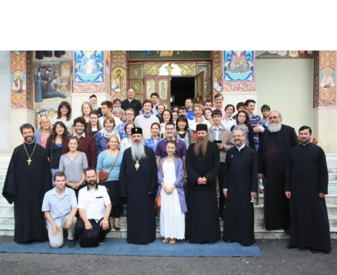 Tineri ortodocşi din ţări diferite, mesageri ai bucuriei comuniunii