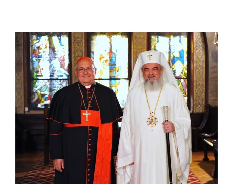 Cardinalul Leonardo Sandri în vizită la Patriarhia Română