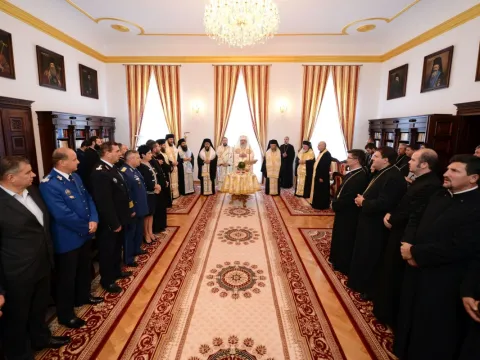 Sfinţirea Palatului brâncovenesc - Reşedinţa arhiepiscopală a Eparhiei Buzăului şi Vrancei