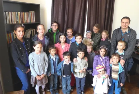 Fereastra cărţilor la Biserica "Sfânta Ecaterina“ din Capitală