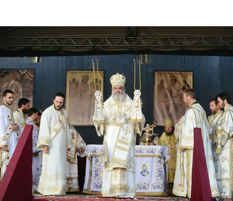 Preafericitul Părinte Patriarh Daniel a oficiat Sfânta Liturghie la Mănăstirea Hurezi