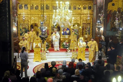Sfânta Liturghie la Patriarhie