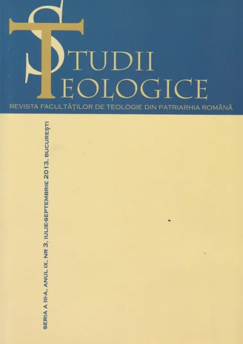 Un nou număr al Revistei ”Studii teologice”