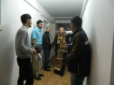 Sfinţirea căminelor de la Universitatea de Petrol şi Gaze din Ploieşti