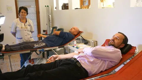 Donare de sânge în Parohia „Sfântul Antonie cel Mare“ din Capitală